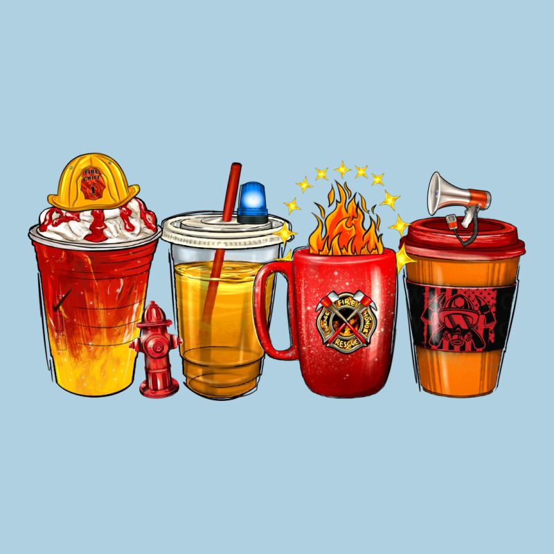 Firefighter Coffee Cups Premium Hoodie by texasbilliewilder | Teevron