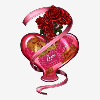 Heart Glass Vase Love Tickets With Rose Urban Hoodie | Teevron