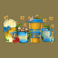 Hanukkah Coffee Cups Premium Hoodie | Teevron