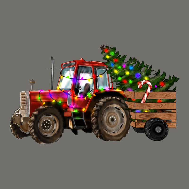 Christmas Farm Tractor Premium Hoodie by RanaPortraitStore | Teevron