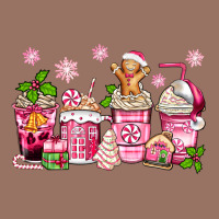 Pink Christmas Coffee Cups Premium Hoodie | Teevron