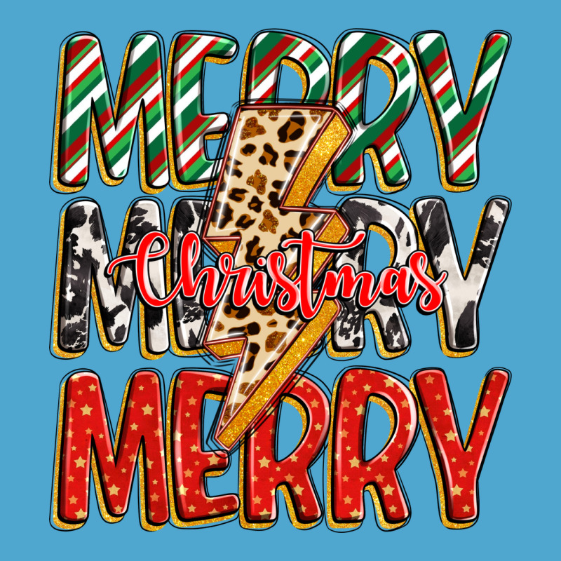 Merry Christmas Lightning Bolt Premium Hoodie by Zillion Design Studio | Teevron