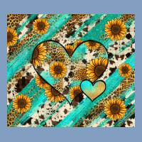 Leopard Sunflower Hearts Urban Hoodie | Teevron