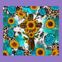 Sunflower Cross Cowhide Gemstones Urban Hoodie | Teevron