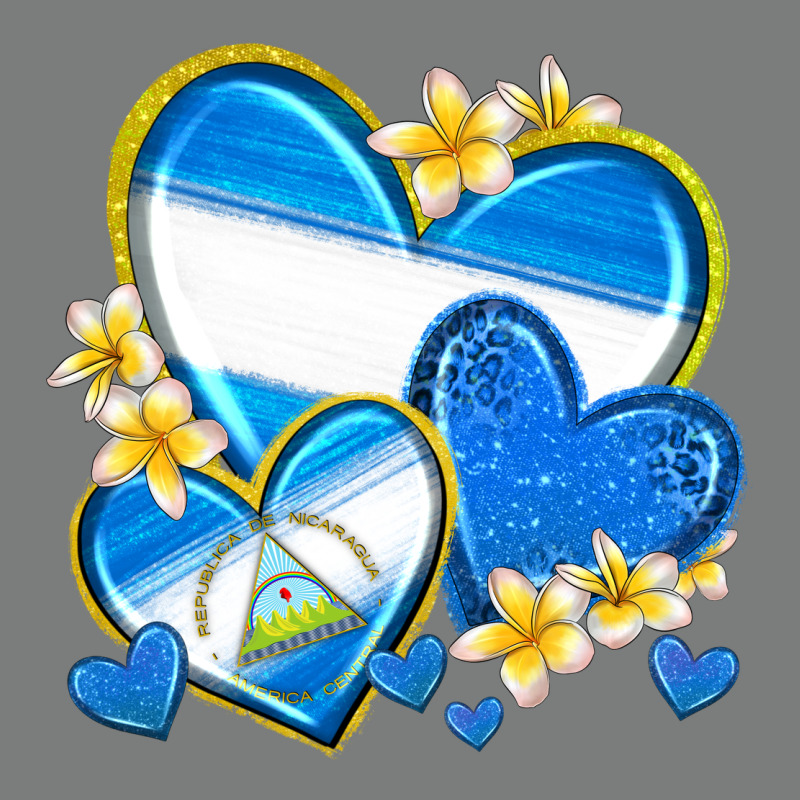 Nicaragua Hearts Premium Hoodie by texasbilliewilder | Teevron