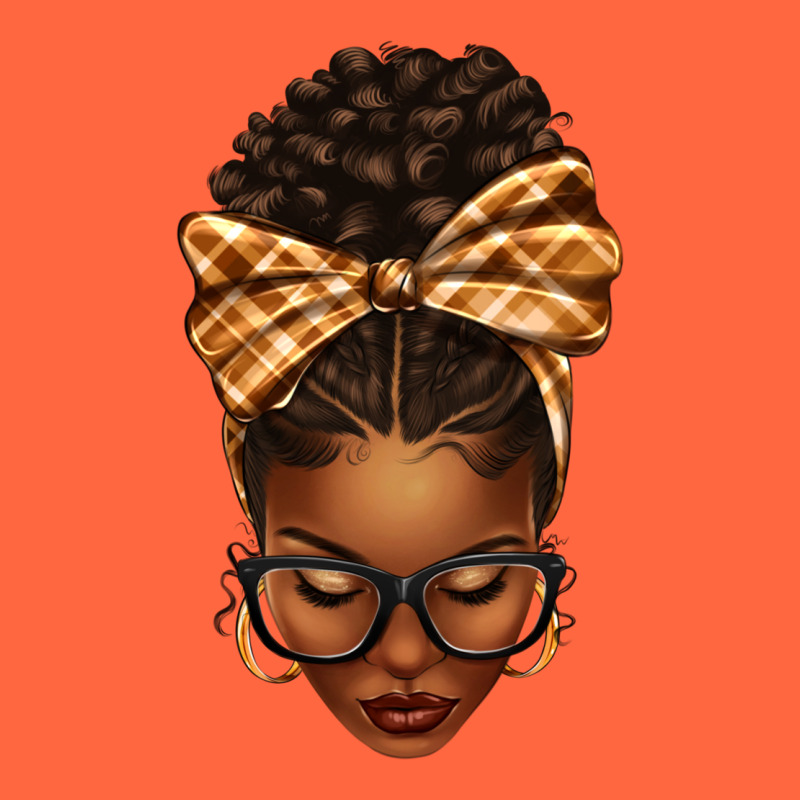 Plaid Bandana Afro Woman Premium Hoodie by texasbilliewilder | Teevron