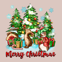 Merry Christmas Rabbits Premium Hoodie | Teevron