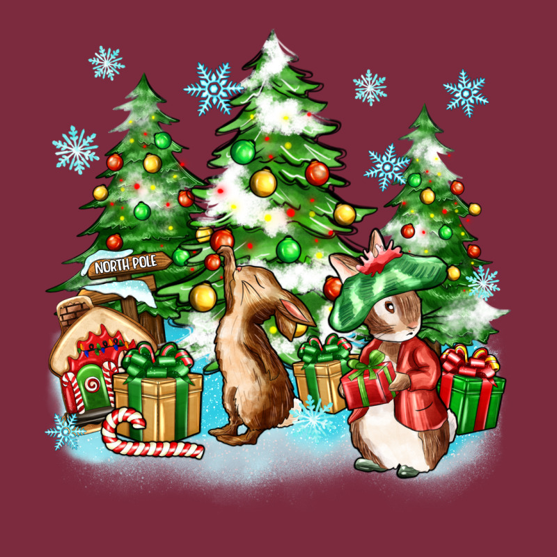 Christmas Rabbits Premium Hoodie by Zillion Design Studio | Teevron