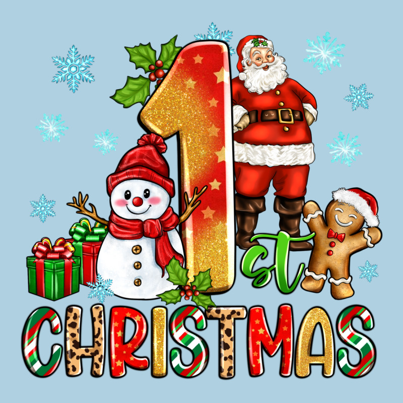 1st Christmas Santa And Snowman Premium Hoodie by Zillion Design Studio | Teevron