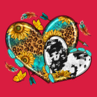 Cowhide Leopard Hearts Premium Hoodie | Teevron