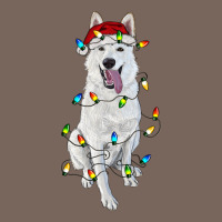 Christmas White Shepherd With Christmas Lights Premium Hoodie | Teevron