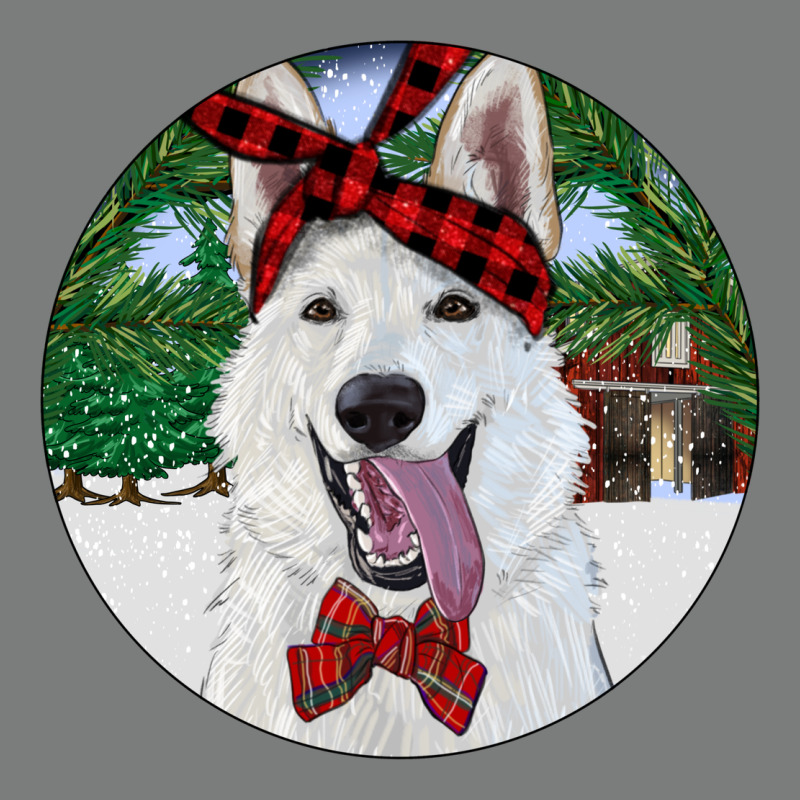 Christmas White Shepherd With Cowhide Premium Hoodie by RanaPortraitStore | Teevron