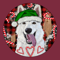 Christmas White Shepherd With Buffalo Plaid Premium Hoodie | Teevron