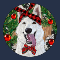 Christmas White Shepherd With Cowhide Premium Hoodie | Teevron