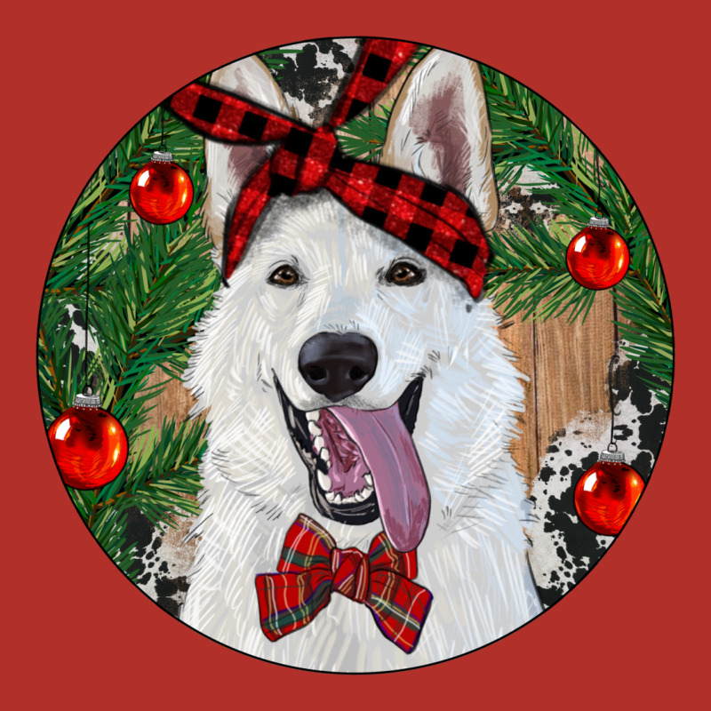 Christmas White Shepherd With Cowhide Premium Hoodie by RanaPortraitStore | Teevron