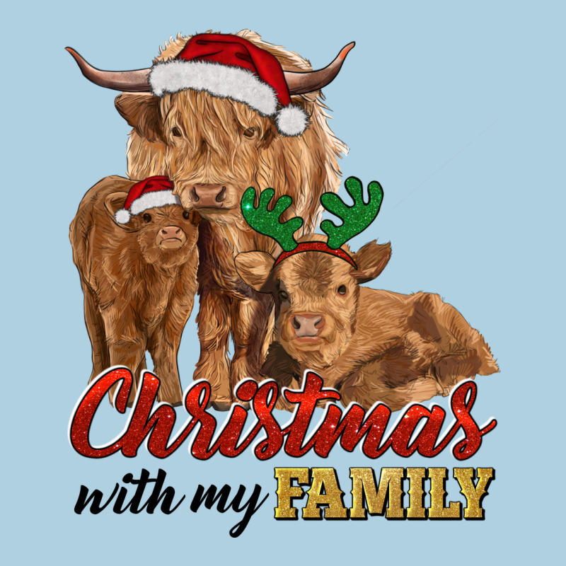 Cow And Calves Christmas With My Family Premium Hoodie by RanaPortraitStore | Teevron