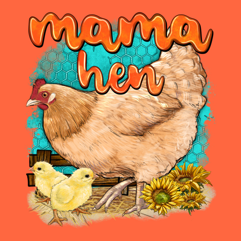 Mama Hen With Sunflowers Premium Hoodie by texasbilliewilder | Teevron