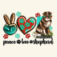 Peace Love Australian Shepherd Premium Hoodie | Teevron