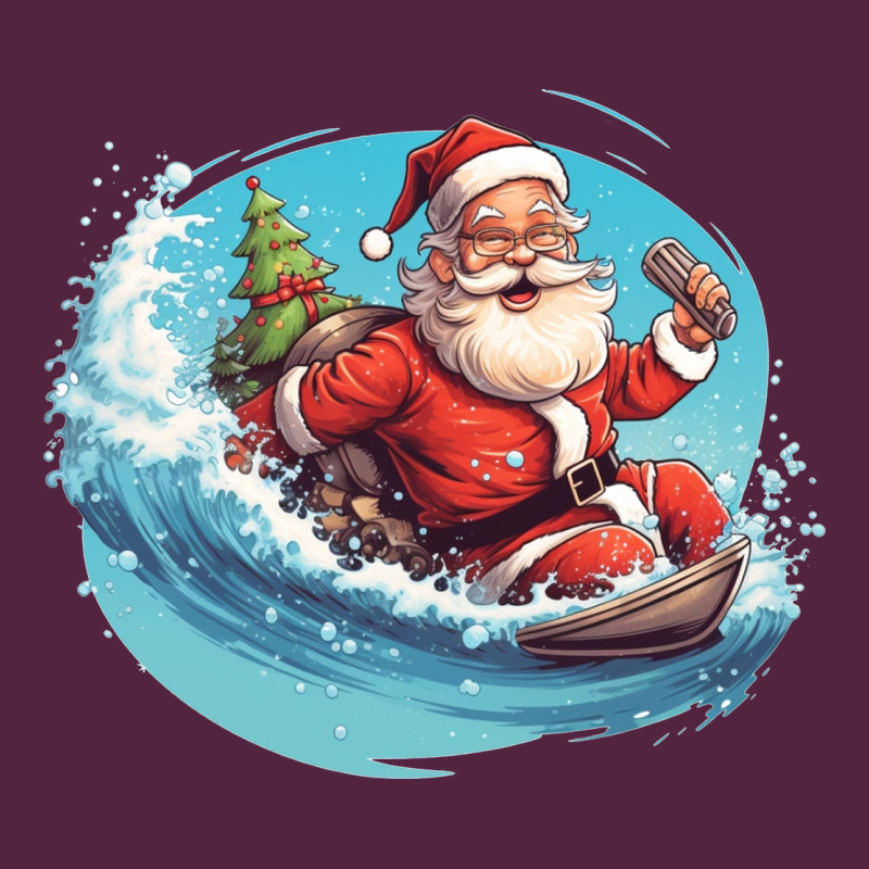 Surf Happy Santa Urban Hoodie by Unal Design | Teevron