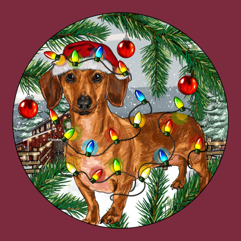 Dachshund Christmas Tree Premium Hoodie by RanaPortraitStore | Teevron