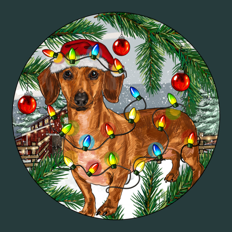 Dachshund Christmas Tree Premium Hoodie by RanaPortraitStore | Teevron