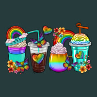 Rainbow Coffee Cups Premium Hoodie | Teevron