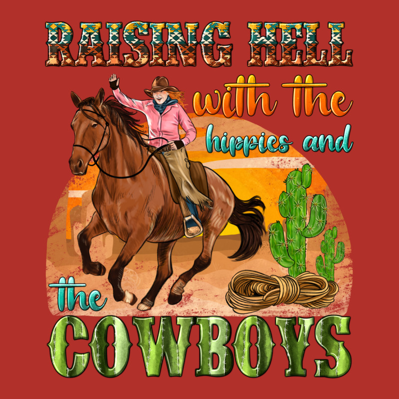 Raising Hell With The Hippies And The Cowboys Premium Hoodie by texasbilliewilder | Teevron
