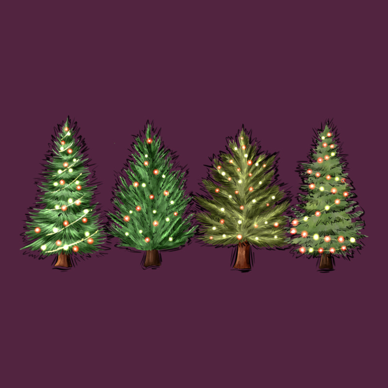 Christmas Trees Urban Hoodie by MaliasSmallBusiness | Teevron