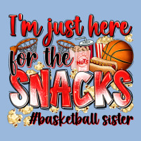 Im Just Here For The Snacks Basketball Sister Premium Hoodie | Teevron