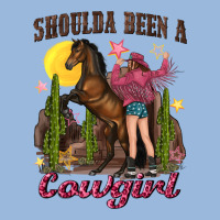 Shoulda Been A Cowgirl Bucking Horse Premium Hoodie | Teevron