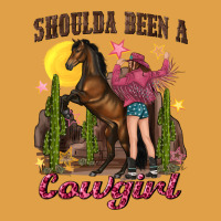 Shoulda Been A Cowgirl Bucking Horse Premium Hoodie | Teevron
