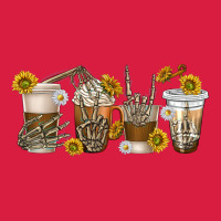 Skeleton Hands Coffee Cups Premium Hoodie | Teevron