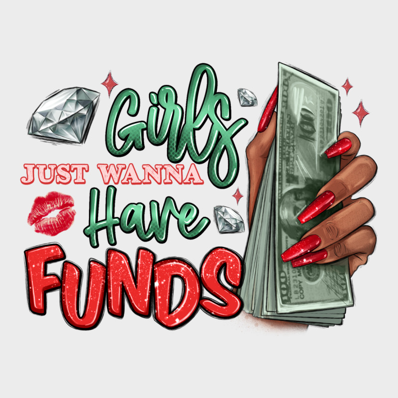 Girls Just Wanna Have Funds Urban Hoodie by MaliasSmallBusiness | Teevron
