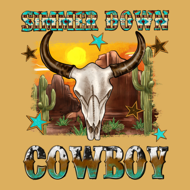 Simmer Down Cowboy Premium Hoodie by texasbilliewilder | Teevron