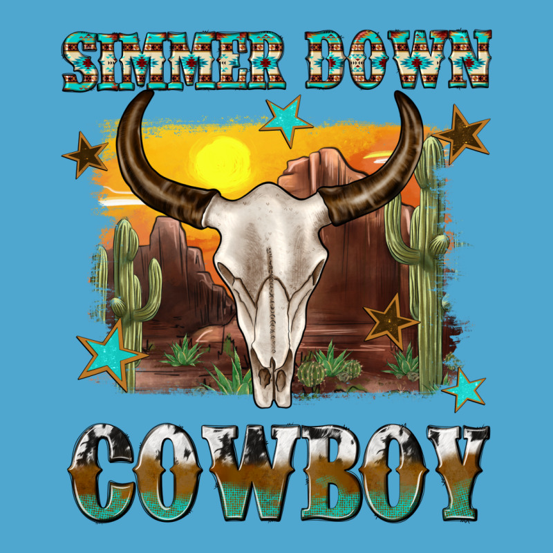 Simmer Down Cowboy Premium Hoodie by texasbilliewilder | Teevron
