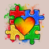 Autism Puzzle Pieces Heart Premium Hoodie | Teevron