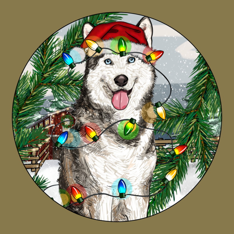 Husky And Farm Ornament Premium Hoodie by RanaPortraitStore | Teevron