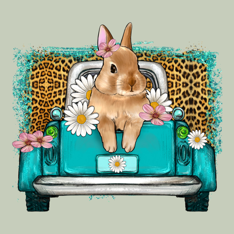 Easter Bunny Truck Ladies Tee by Artiststas | Teevron