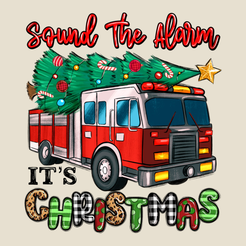 Sound The Alarm Its Christmas Fire Truck Urban Hoodie by MaliasSmallBusiness | Teevron