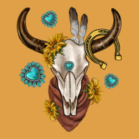 Western Cow Skull Premium Hoodie | Teevron