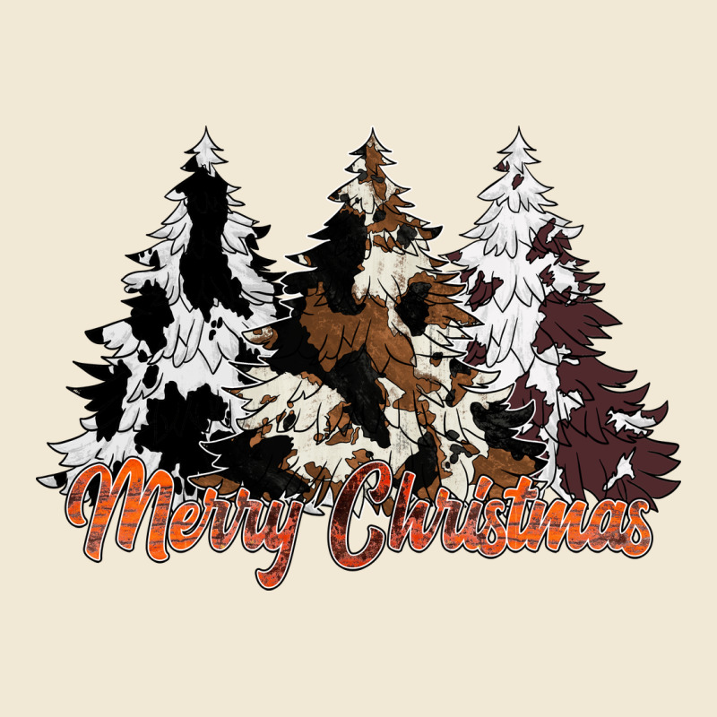 Merry Christmas Cowhide Trees Premium Tee by CowhideDigitalArt | Teevron