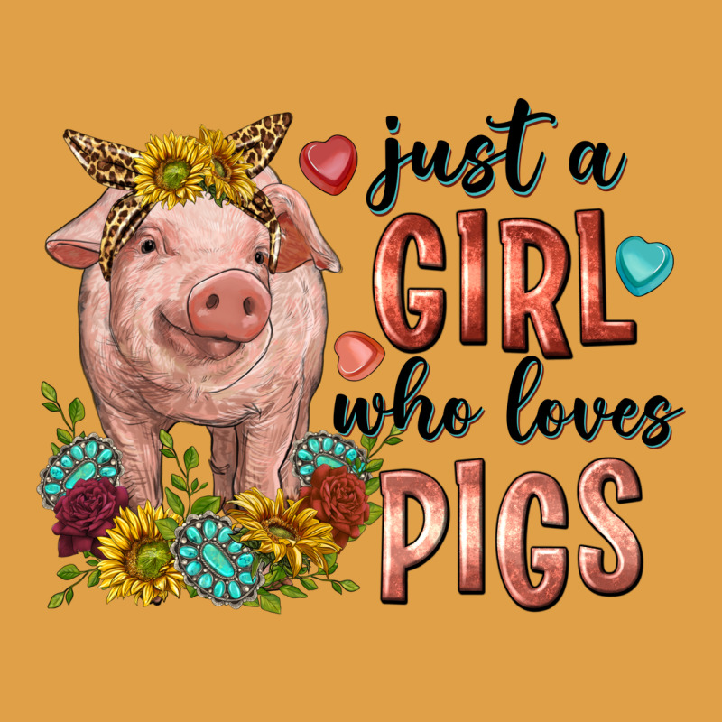 Western Just Girl Who Loves Pigs Premium Hoodie by texasbilliewilder | Teevron