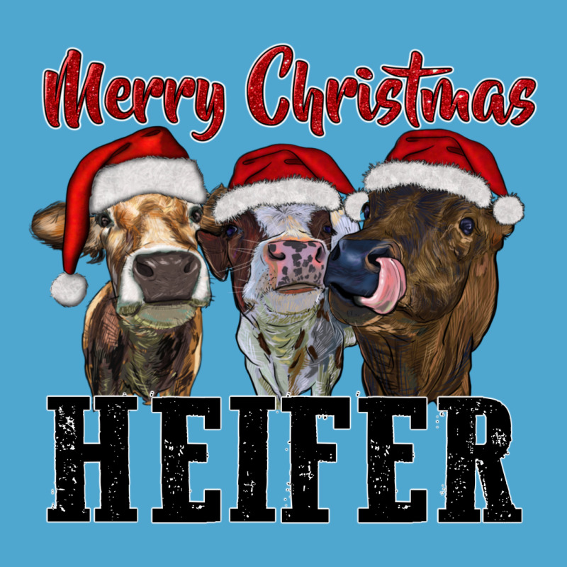 Merry Christmas Heifers Premium Hoodie by RanaPortraitStore | Teevron