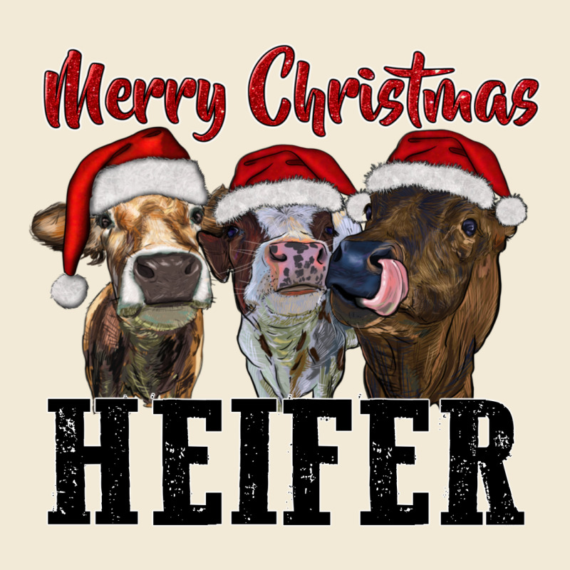 Merry Christmas Heifers Premium Hoodie by RanaPortraitStore | Teevron
