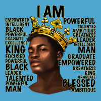 Afro Man Black King I Am Premium Hoodie | Teevron