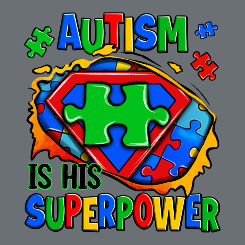 Autism Is His Superpower Ripped Premium Hoodie by Zillion Design Studio | Teevron