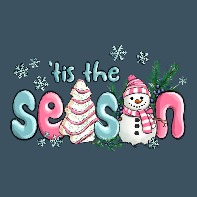 Tis The Season Snowman And Christmas Cake Urban Hoodie by MaliasSmallBusiness | Teevron