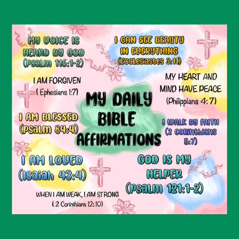 Daily Bible Affirmations Urban Hoodie by MaliasSmallBusiness | Teevron