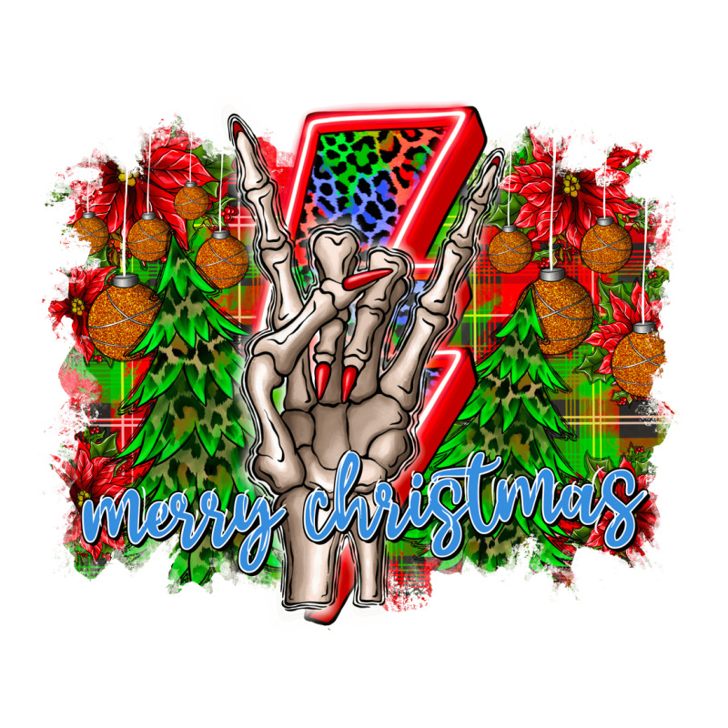 Punk Rock Merry Christmas Premium Tee by CowhideDigitalArt | Teevron