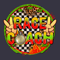 Race Coach  With Leopard And Peace Hand Vintage Hoodie | Teevron
